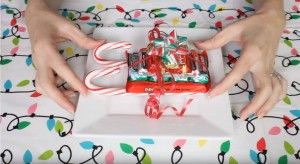 Christmas candy sleigh treats