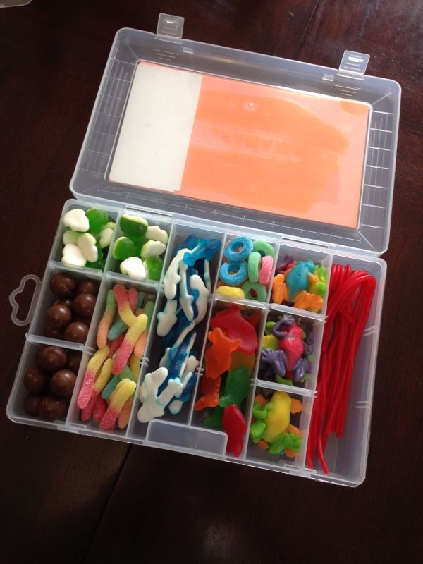 Father's Day Candy Tackle Box - Sweet Services Blog