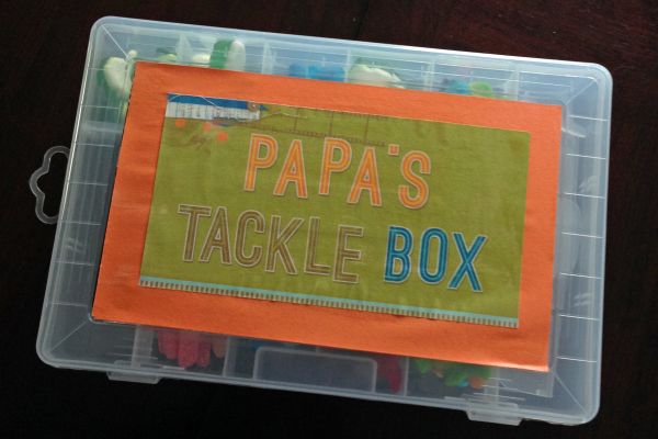 Father's day candy tackle box