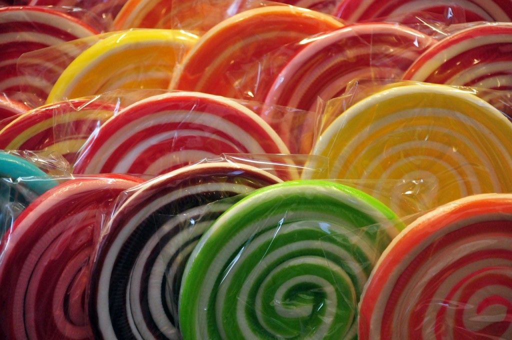 Festive lollipops